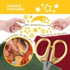 image:imageJubileeYarn Sharp Titanium Embroidery Craft Scissors wSheath  Gold  1 PairGold