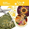image:imageJubileeYarn Sharp Titanium Embroidery Craft Scissors wSheath  Gold  1 PairGold