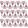 image:imageJubileeYarn Sharp Titanium Embroidery Craft Scissors wSheath  Gold  1 PairSpring Action  Red