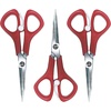 image:imageJubileeYarn Sharp Titanium Embroidery Craft Scissors wSheath  Gold  1 PairSpring Action  Red