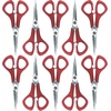 image:imageJubileeYarn Sharp Titanium Embroidery Craft Scissors wSheath  Gold  1 PairSpring Action  Red