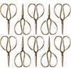 image:imageJubileeYarn Sharp Titanium Embroidery Craft Scissors wSheath  Gold  1 PairSteel Gold