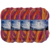 image:imageJubileeYarn Simply Chunky Yarn  Bulky Acrylic  Lava  2 Skeins12 Sick Kite