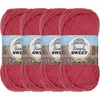 image:imageJubileeYarn Simply Sweet Yarn  100gSkein DK Cotton Blend  Plum Raisin  2 Skeins008 Rosy Blush