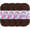 image:imageJubileeYarn Simply Sweet Yarn  100gSkein DK Cotton Blend  Plum Raisin  2 Skeins11 Chocolate Fudge