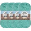 image:imageJubileeYarn Simply Sweet Yarn  100gSkein DK Cotton Blend  Plum Raisin  2 Skeins308 Caribbean Green