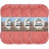 image:imageJubileeYarn Simply Sweet Yarn  100gSkein DK Cotton Blend  Plum Raisin  2 Skeins505 Soft Red