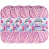 image:imageJubileeYarn Simply Sweet Yarn  100gSkein DK Cotton Blend  Plum Raisin  4 Skeins06 Pucker Puff
