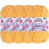 image:imageJubileeYarn Simply Sweet Yarn  100gSkein DK Cotton Blend  Plum Raisin  4 Skeins17 Lemon Sorbet