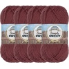 image:imageJubileeYarn Simply Sweet Yarn  100gSkein DK Cotton Blend  Super Sunshine  4 Skeins003 Plum Raisin