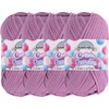 image:imageJubileeYarn Simply Sweet Yarn  100gSkein DK Cotton Blend  Super Sunshine  4 Skeins02 Berry Burst