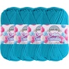 image:imageJubileeYarn Simply Sweet Yarn  100gSkein DK Cotton Blend  Super Sunshine  4 Skeins13 Blue Raspberry
