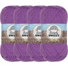 image:imageJubileeYarn Simply Sweet Yarn  100gSkein DK Cotton Blend  Super Sunshine  4 Skeins202 Lilac Spray