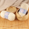 image:imageJubileeYarn Snow Blossom Yarn  DK Superwash Wool  Lavender  2 Skeins02 French Vanilla