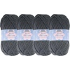 image:imageJubileeYarn Snow Blossom Yarn  DK Superwash Wool  Lavender  2 Skeins03 Charcoal