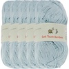 image:imageJubileeYarn Soft Touch Bamboo Rayon Yarn  100gSkein Fingering Acrylic Blend  Fair Skies  2 SkeinsFair Skies
