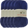 image:imageJubileeYarn Soft Touch Bamboo Rayon Yarn  100gSkein Fingering Acrylic Blend  Fair Skies  2 SkeinsIsland Blue
