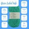 image:imageJubileeYarn Soft Touch Bamboo Rayon Yarn  100gSkein Fingering Acrylic Blend  Fair Skies  2 SkeinsSpring Green