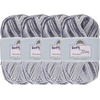 image:imageJubileeYarn Soft and Slim Worsted Yarn  100gSkein Bamboo Rayon Wool Blend  Glacier Blue  2 Skeins017 Pegasus