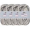 image:imageJubileeYarn Soft and Slim Worsted Yarn  100gSkein Bamboo Rayon Wool Blend  Glacier Blue  2 Skeins113 Hera