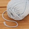 image:imageJubileeYarn Soft and Slim Worsted Yarn  100gSkein Bamboo Rayon Wool Blend  Glacier Blue  2 Skeins213 Glacier Blue