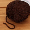 image:imageJubileeYarn Soft and Slim Worsted Yarn  100gSkein Bamboo Rayon Wool Blend  Glacier Blue  2 Skeins9911 Dark Chocolate