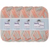 image:imageJubileeYarn Soft and Slim Yarn  50gSkein Bamboo Rayon Wool Blend  Pegasus  2 Skeins122 Hypnos