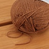image:imageJubileeYarn Soft and Slim Yarn  50gSkein Bamboo Rayon Wool Blend  Pegasus  2 Skeins9912 Milk Chocolate