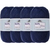image:imageJubileeYarn Soft and Slim Yarn  50gSkein Bamboo Rayon Wool Blend  Pegasus  2 Skeins9915 Slate Blue