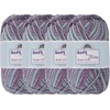 image:imageJubileeYarn Soft and Slim Yarn  50gSkein Bamboo Rayon Wool Blend  Shades of Pink  4 Skeins018 Aphrodite
