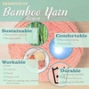 image:imageJubileeYarn Soft and Slim Yarn  50gSkein Bamboo Rayon Wool Blend  Shades of Pink  4 SkeinsShades of Blue