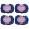 image:imageJubileeYarn Sparkly Dish Scrubby Yarn  50gBall Worsted Polyester  Deep Blue  4 Balls102 Deep Blue