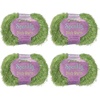 image:imageJubileeYarn Sparkly Dish Scrubby Yarn  50gBall Worsted Polyester  Deep Blue  4 Balls103 Lime Green