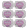 image:imageJubileeYarn Sparkly Dish Scrubby Yarn  50gBall Worsted Polyester  Deep Blue  4 Balls104 Blushed Grey