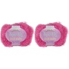 image:imageJubileeYarn Sparkly Dish Scrubby Yarn  50gBall Worsted Polyester  Deep Blue  4 Balls108 Bright Pink