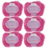 image:imageJubileeYarn Sparkly Dish Scrubby Yarn  50gBall Worsted Polyester  Deep Blue  4 Balls108 Bright Pink