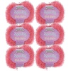 image:imageJubileeYarn Sparkly Dish Scrubby Yarn  50gBall Worsted Polyester  Deep Blue  4 Balls109 Soft Red