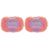 image:imageJubileeYarn Sparkly Dish Scrubby Yarn  50gBall Worsted Polyester  Deep Blue  4 Balls16 Live Coral