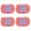image:imageJubileeYarn Sparkly Dish Scrubby Yarn  50gBall Worsted Polyester  Deep Blue  4 Balls16 Live Coral