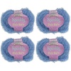 image:imageJubileeYarn Sparkly Dish Scrubby Yarn  50gBall Worsted Polyester  Deep Blue  4 Balls22 Sapphire