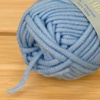 image:imageJubileeYarn Spongy Dish Yarn  50gSkein Chunky Nylon Dishcloth  Black  4 Skeins03 Powder Blue