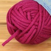image:imageJubileeYarn Spongy Dish Yarn  50gSkein Chunky Nylon Dishcloth  Black  4 Skeins108 Bright Pink