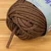 image:imageJubileeYarn Spongy Dish Yarn  50gSkein Chunky Nylon Dishcloth  Black  4 Skeins14 Chestnut Brown