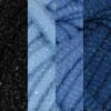 image:imageJubileeYarn Spongy Dish Yarn  50gSkein Chunky Nylon Dishcloth  Black  4 SkeinsShades of Blue