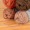 image:imageJubileeYarn Spongy Dish Yarn  50gSkein Chunky Nylon Dishcloth  Black  4 SkeinsShades of Brown