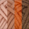 image:imageJubileeYarn Spongy Dish Yarn  50gSkein Chunky Nylon Dishcloth  Black  4 SkeinsShades of Brown