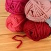 image:imageJubileeYarn Spongy Dish Yarn  50gSkein Chunky Nylon Dishcloth  Black  4 SkeinsShades of Red