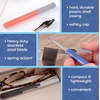 image:imageJubileeYarn TSA Compliant PenStyle Portable Travel Scissors  Purple amp Charcoal  1 Scissor EachCharcoal  Living Coral