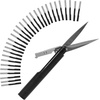 image:imageJubileeYarn TSA Compliant PenStyle Portable Travel Scissors Bulk Pack  Red  10 ScissorsCharcoal