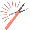 image:imageJubileeYarn TSA Compliant PenStyle Portable Travel Scissors Bulk Pack  Red  10 ScissorsLiving Coral